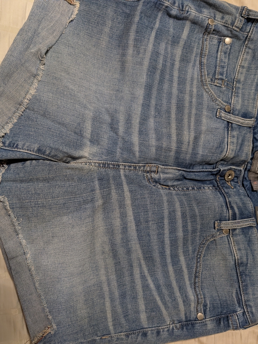 torrid Blue Wash High-Rise Denim Shorts